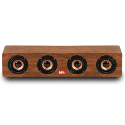 Parlante Bluetooth Portátil Blik Rockwood Marrón 20W 10 Hrs