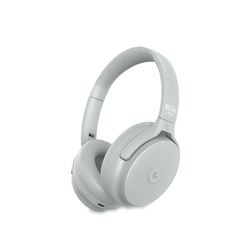 Audífonos Bluetooth Blik Neo Cancelación De Ruido 60H Gris