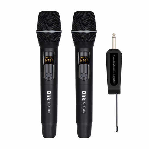 Par De Micrófonos Inalámbricos Con Receptor Blik
