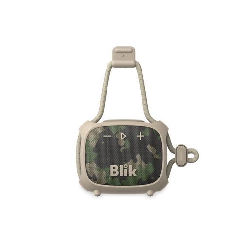 Parlante Bluetooth Blik Rider 8W IPX7 5H Clip color Militar