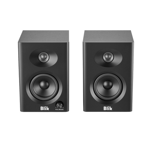 Par Parlantes Bluetooth Blik Bookshelf Lite 30W RMS