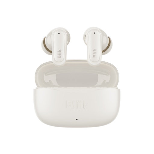 Audifonos Bluetooth Inalámbricos Blik Air500 Crema 30 hrs
