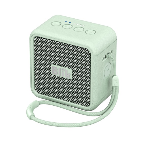 Parlante Bluetooth Portátil Blik BassGo 15W IPX6 19 Hrs Verde