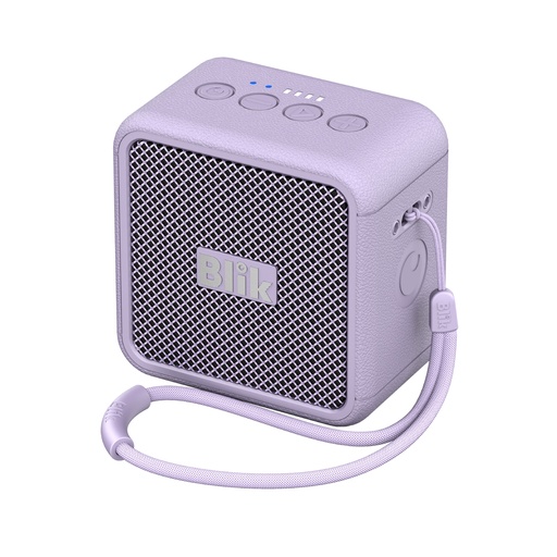 Parlante Bluetooth Portátil Blik BassGo 15W IPX6 19 Hrs Lila