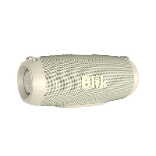 Parlante Bluetooth Portátil Blik Powerbass30 30W RMS 15 Hrs Crema