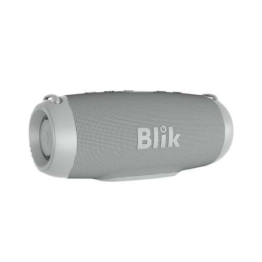 Parlante Bluetooth Portátil Blik Powerbass30 30W RMS 15 Hrs Gris