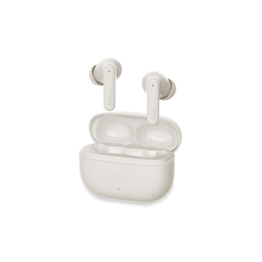 Audífonos Bluetooth Inalámbricos Blik Air700 40H ENC Crema