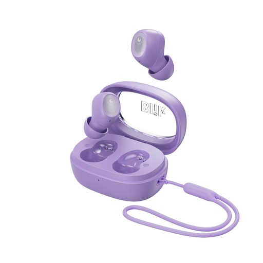 Audífonos Bluetooth Inalámbricos Blik Buds80 30 Hrs Lila